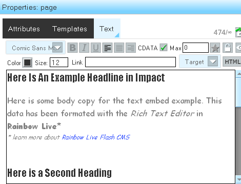 How to Embed Fonts in Flash For Use With Dynamic TextFields and Complex Formatting